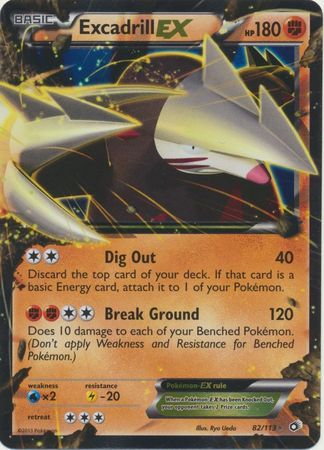 Excadrill EX - 82/113 - Ultra Rare available at 401 Games Canada