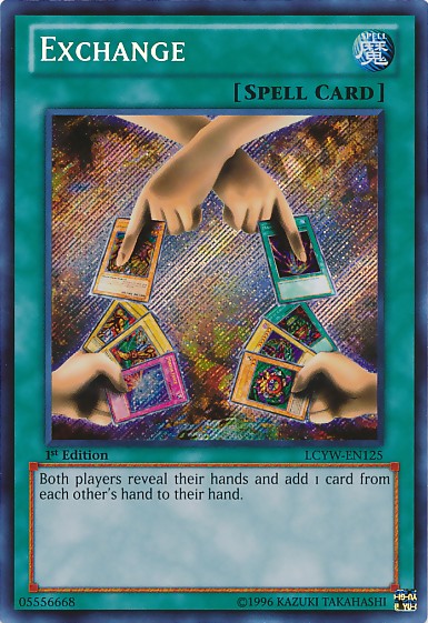 Exchange - LCYW-EN125 - Secret Rare - 1st Edition available at 401 Games Canada