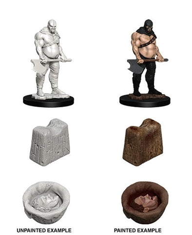 Executioner & Chopping Block - Wizkids Deep Cuts Unpainted Minis available at 401 Games Canada