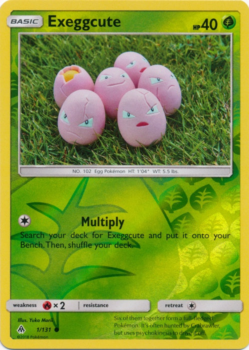 Exeggcute - 1/131 - Common - Reverse Holo available at 401 Games Canada