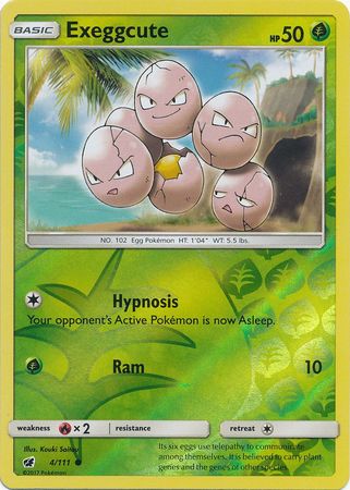 Exeggcute - 4/111 - Common - Reverse Holo available at 401 Games Canada