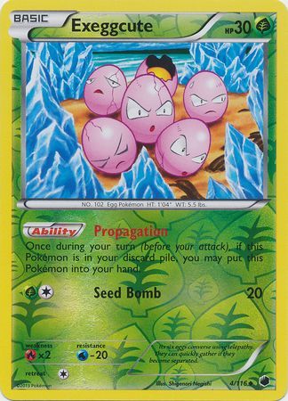 Exeggcute - 4/116 - Uncommon - Reverse Holo available at 401 Games Canada