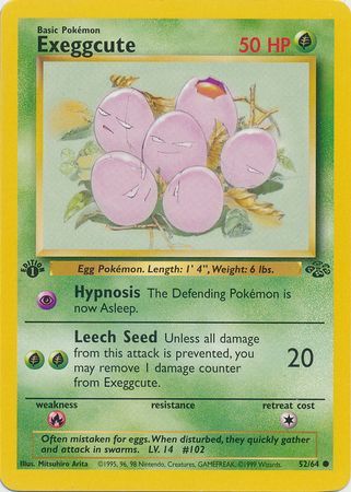 Exeggcute - 52/64 - Common - 1st Edition available at 401 Games Canada