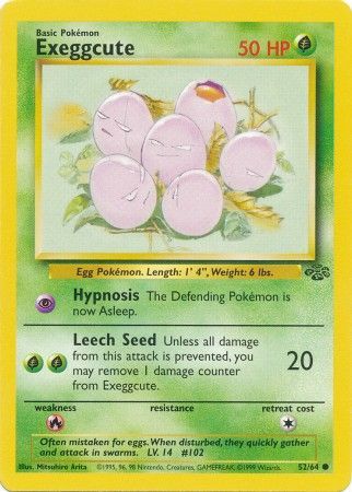 Exeggcute - 52/64 - Common - Unlimited available at 401 Games Canada