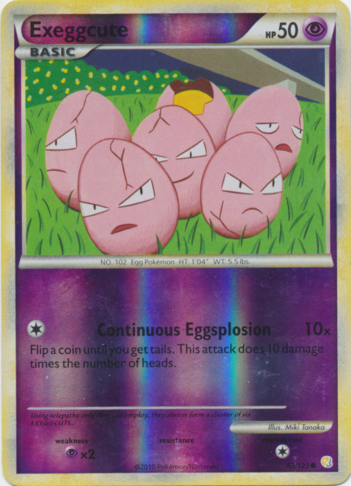 Exeggcute - 63/123 - Common - Reverse Holo available at 401 Games Canada