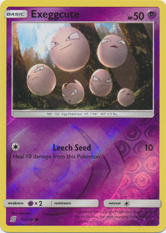 Exeggcute - 73/236 - Common - Reverse Holo available at 401 Games Canada