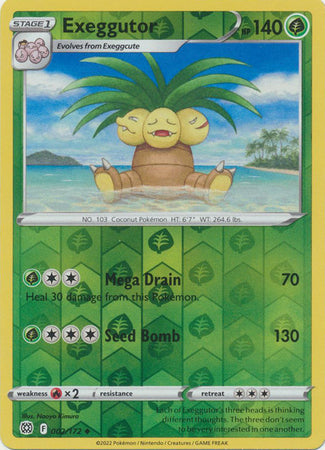 Exeggutor - 002/172 - Uncommon - Reverse Holo available at 401 Games Canada