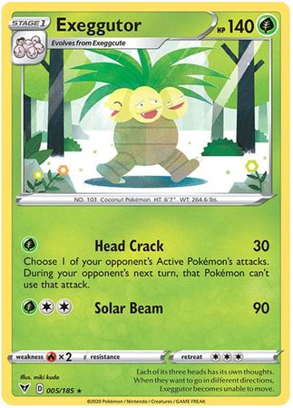 Exeggutor - 005/185 - Rare available at 401 Games Canada