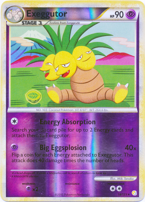 Exeggutor - 18/123 - Rare - Reverse Holo available at 401 Games Canada