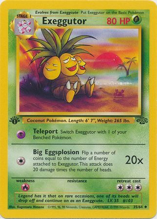 Exeggutor - 35/64 - Uncommon - 1st Edition available at 401 Games Canada