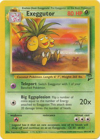 Exeggutor - 39/130 - Uncommon available at 401 Games Canada