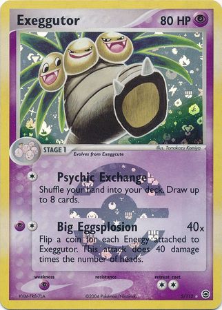 Exeggutor - 5/112 - Holo Rare - Reverse Holo available at 401 Games Canada