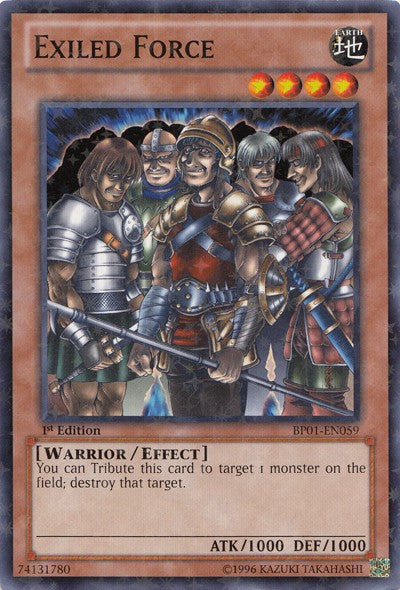 Exiled Force - BP01-EN059 - Starfoil Rare - 1st Edition available at 401 Games Canada