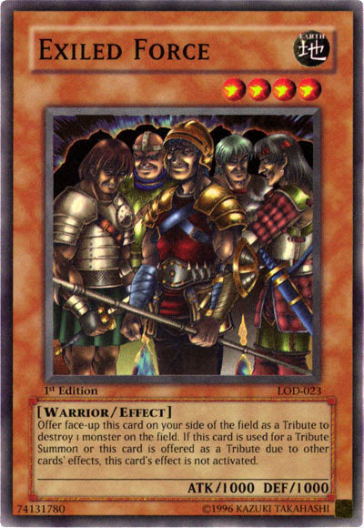 Exiled Force - LOD-023 - Super Rare - 1st Edition available at 401 Games Canada