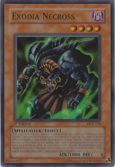 Exodia Necross - DCR-020 - Ultra Rare - 1st Edition available at 401 Games Canada