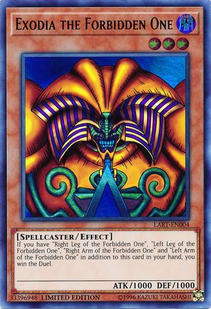 Exodia the Forbidden One - LART-EN004 - Ultra Rare - Limited Edition available at 401 Games Canada