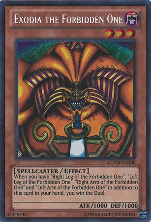 Exodia the Forbidden One - LCYW-EN306 - Secret Rare - Unlimited available at 401 Games Canada