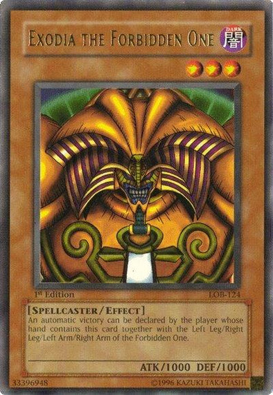 Exodia the Forbidden One - LOB-124 - Ultra Rare - 1st Edition available at 401 Games Canada