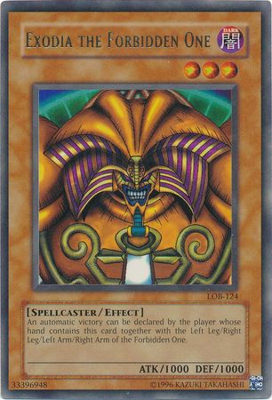 Exodia the Forbidden One - LOB-124 - Ultra Rare - Unlimited available at 401 Games Canada
