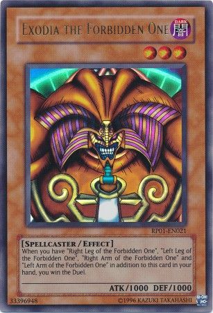 Exodia the Forbidden One - RP01-EN021 - Ultra Rare available at 401 Games Canada