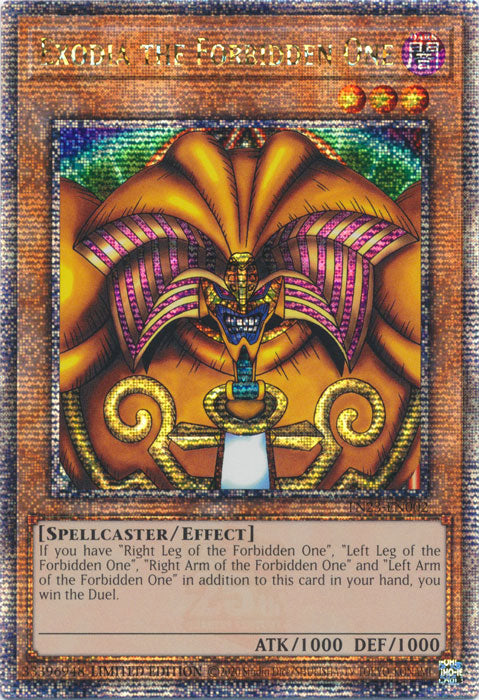 Exodia the Forbidden One - TN23-EN002 - Quarter Century Secret Rare - Limited Edition available at 401 Games Canada