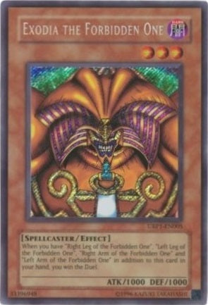 Exodia the Forbidden One - UBP1-EN005 - Secret Rare available at 401 Games Canada