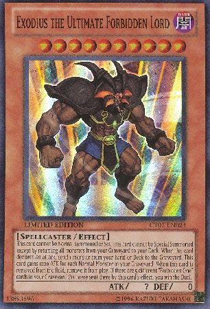 Exodius the Ultimate Forbidden Lord - CT07-EN024 - Super Rare - Limited Edition available at 401 Games Canada