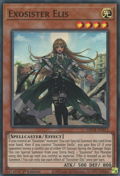 Exosister Elis - GRCR-EN013 - Super Rare - 1st Edition available at 401 Games Canada