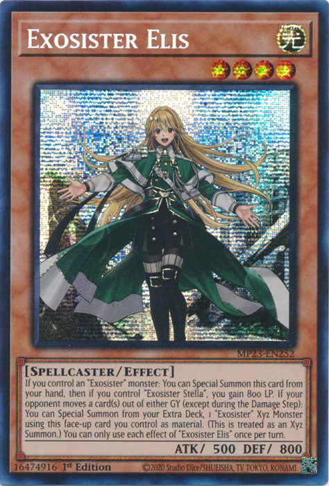Exosister Elis - MP23-EN252 - Prismatic Secret Rare - 1st Edition available at 401 Games Canada