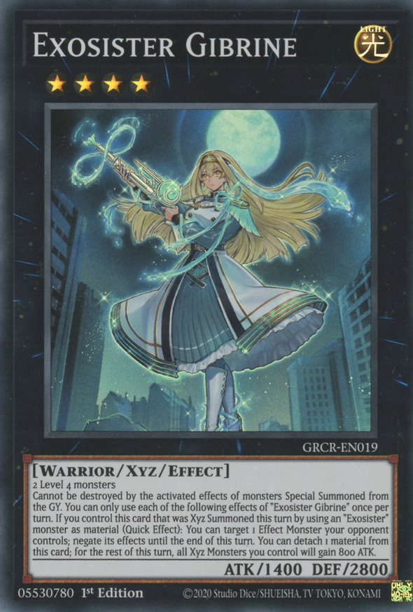 Exosister Gibrine - GRCR-EN019 - Super Rare - 1st Edition available at 401 Games Canada