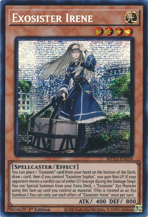 Exosister Irene - MP23-EN254 - Prismatic Secret Rare - 1st Edition available at 401 Games Canada