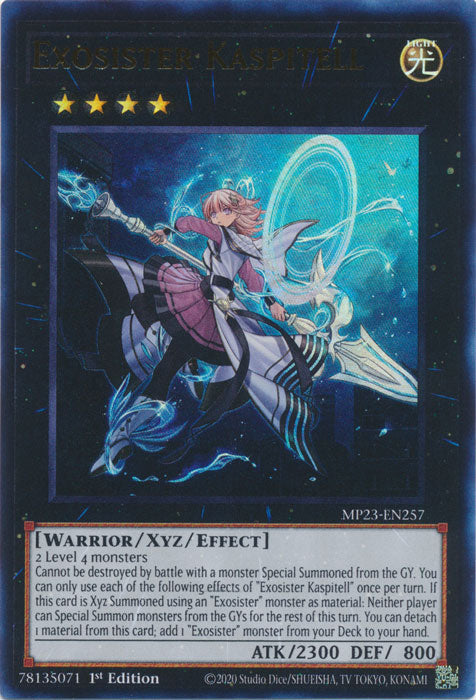 Exosister Kaspitell - MP23-EN257 - Ultra Rare - 1st Edition available at 401 Games Canada