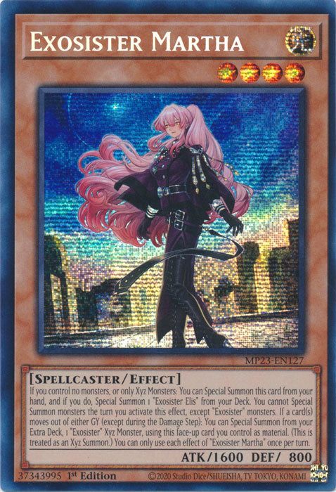 Exosister Martha - MP23-EN127 - Prismatic Secret Rare - 1st Edition available at 401 Games Canada