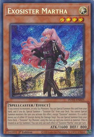 Exosister Martha - POTE-EN025 - Secret Rare - 1st Edition available at 401 Games Canada