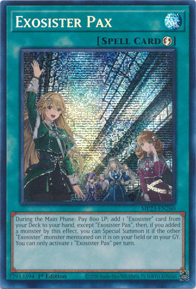 Exosister Pax - MP23-EN260 - Prismatic Secret Rare - 1st Edition available at 401 Games Canada