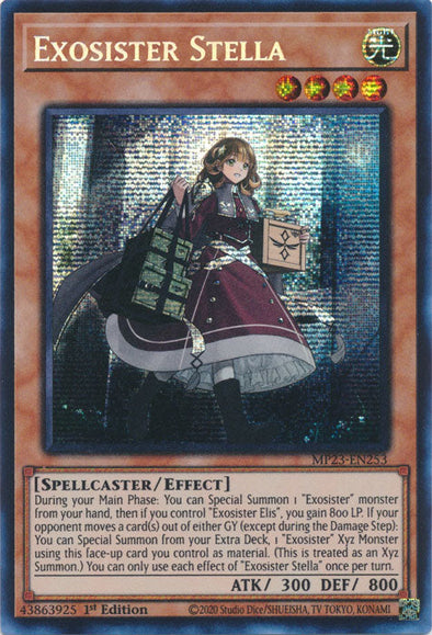 Exosister Stella - MP23-EN253 - Prismatic Secret Rare - 1st Edition available at 401 Games Canada