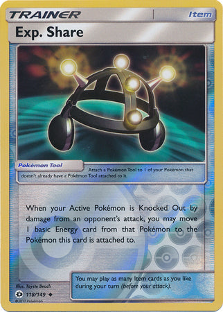 Exp. Share - 118/149 - Uncommon - Reverse Holo available at 401 Games Canada