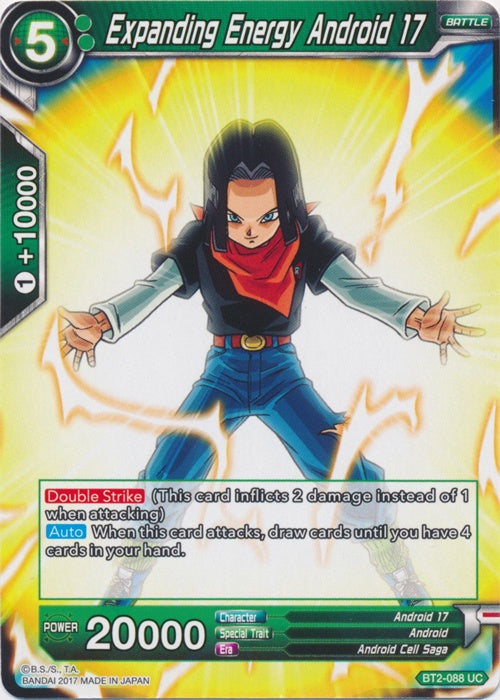 Expanding Energy Android 17 - BT2-088 - Uncommon available at 401 Games Canada