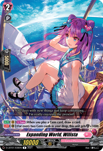 Expanding World, Wilista - D-LBT01/039 - Rare available at 401 Games Canada