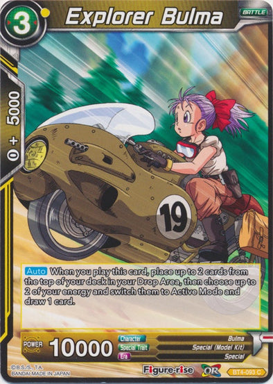 Explorer Bulma - BT4-093 - Common (Foil) available at 401 Games Canada