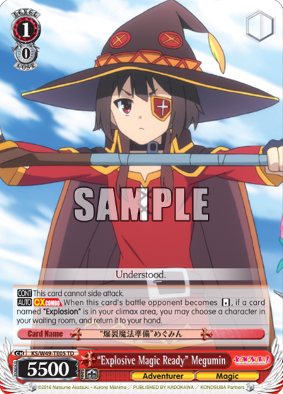 "Explosion Magic Ready" Megumin - KS/W49-TE05 - Trial Deck available at 401 Games Canada