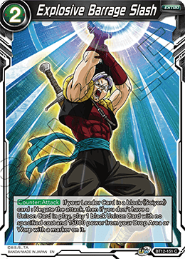 Explosive Barrage Slash - BT12-151 - Common available at 401 Games Canada