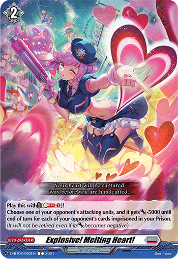 Explosive! Melting Heart! - D-BT02/093 - Common available at 401 Games Canada