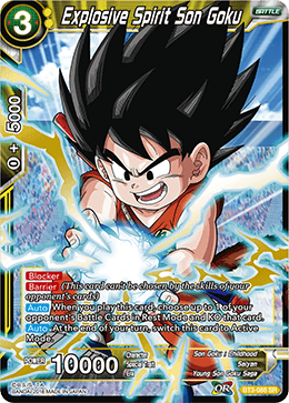 Explosive Spirit Son Goku - BT3-088 - Super Rare available at 401 Games Canada