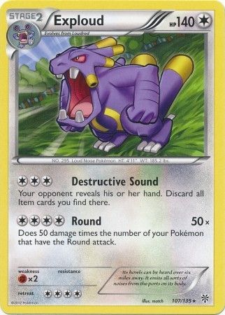 Exploud - 107/135 - Rare available at 401 Games Canada
