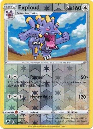 Exploud - 137/185 - Rare - Reverse Holo available at 401 Games Canada