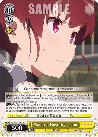 Exposed Hostility, Izumi - SHS/W71-E019 - Common available at 401 Games Canada