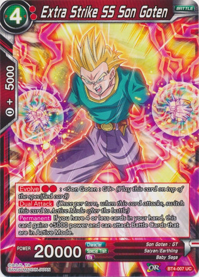 Extra Strike SS Son Goten - BT4-007 - Uncommon (Foil) available at 401 Games Canada