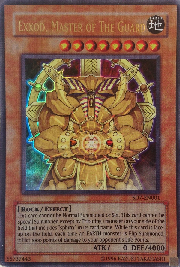 Exxod, Master of The Guard - SD7-EN001 - Ultra Rare - Unlimited available at 401 Games Canada