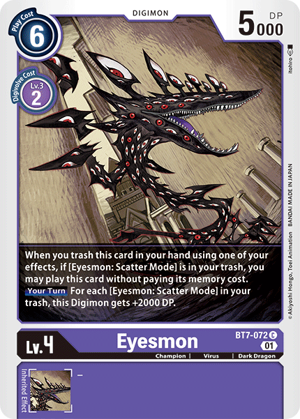 Eyesmon - BT7-072 - Common available at 401 Games Canada